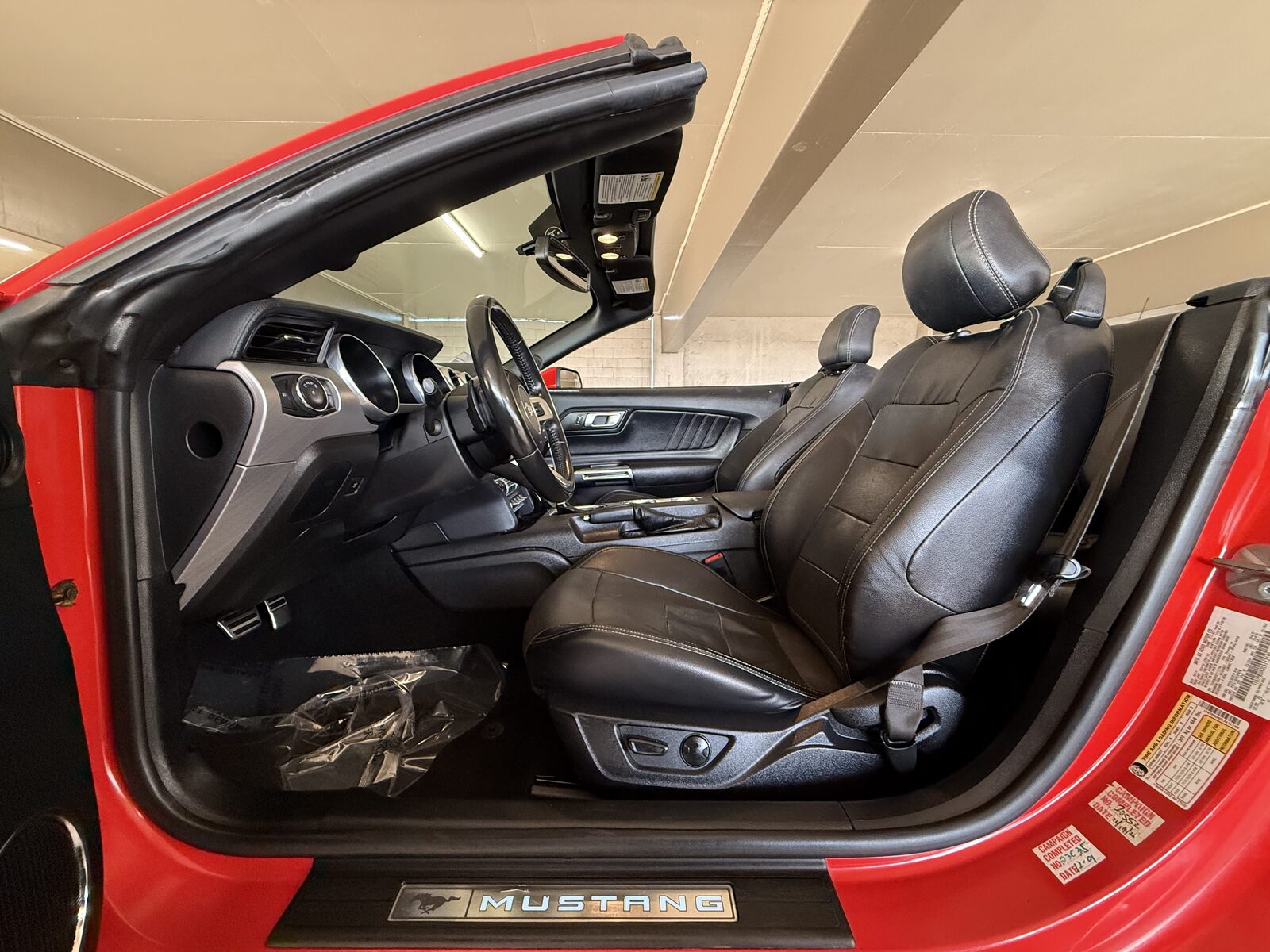 Premium Red Ford Mustang Convertible photo 4