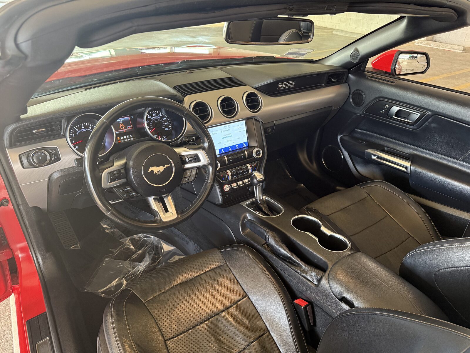 Premium Red Ford Mustang Convertible photo 5