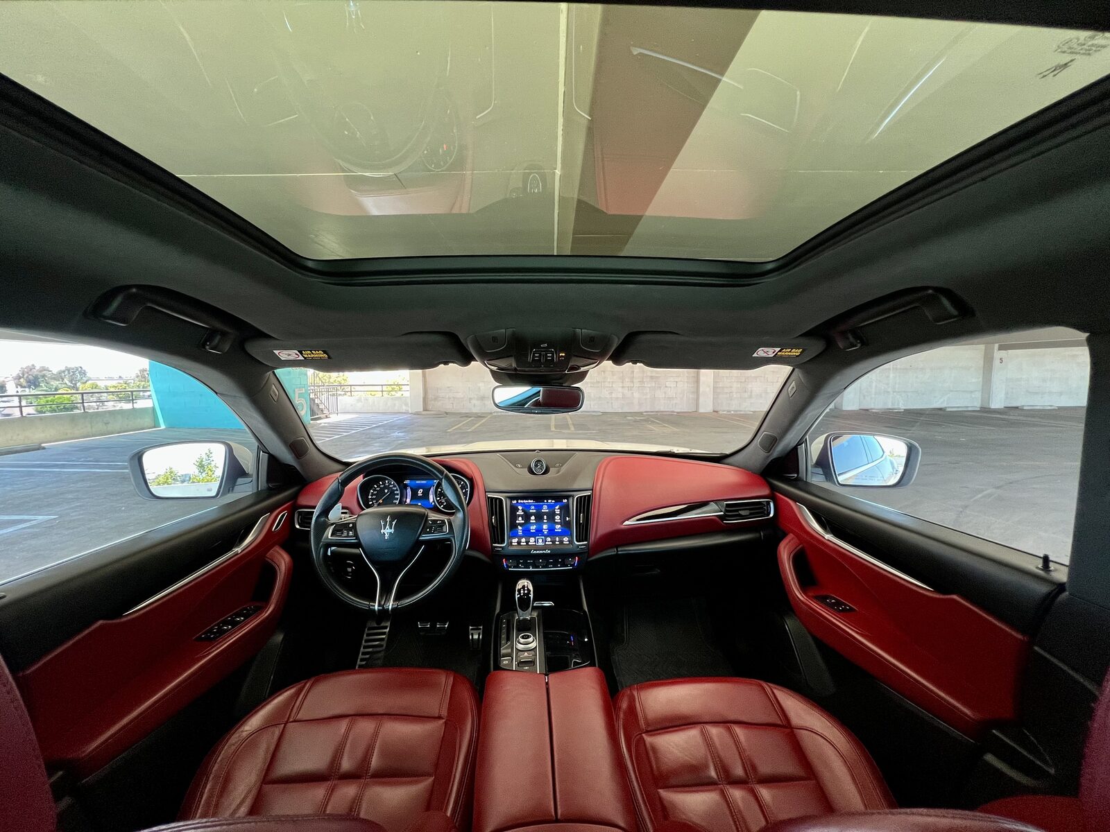 Prime Car Rentals Maserati Levante interior